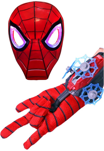 Maschera luminosa spider man - maschera,