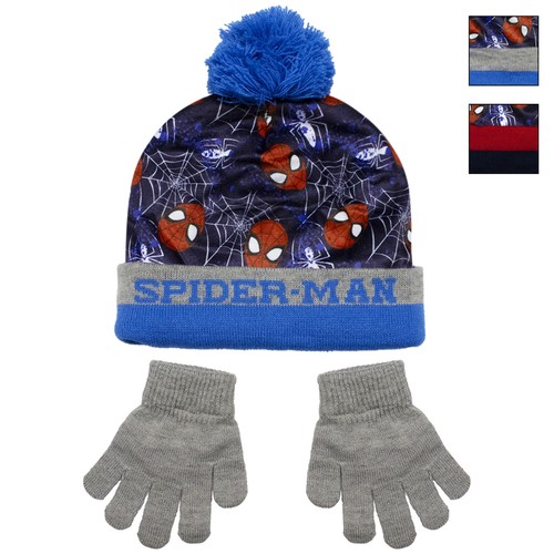 Cappello guanti spiderman - cappello,